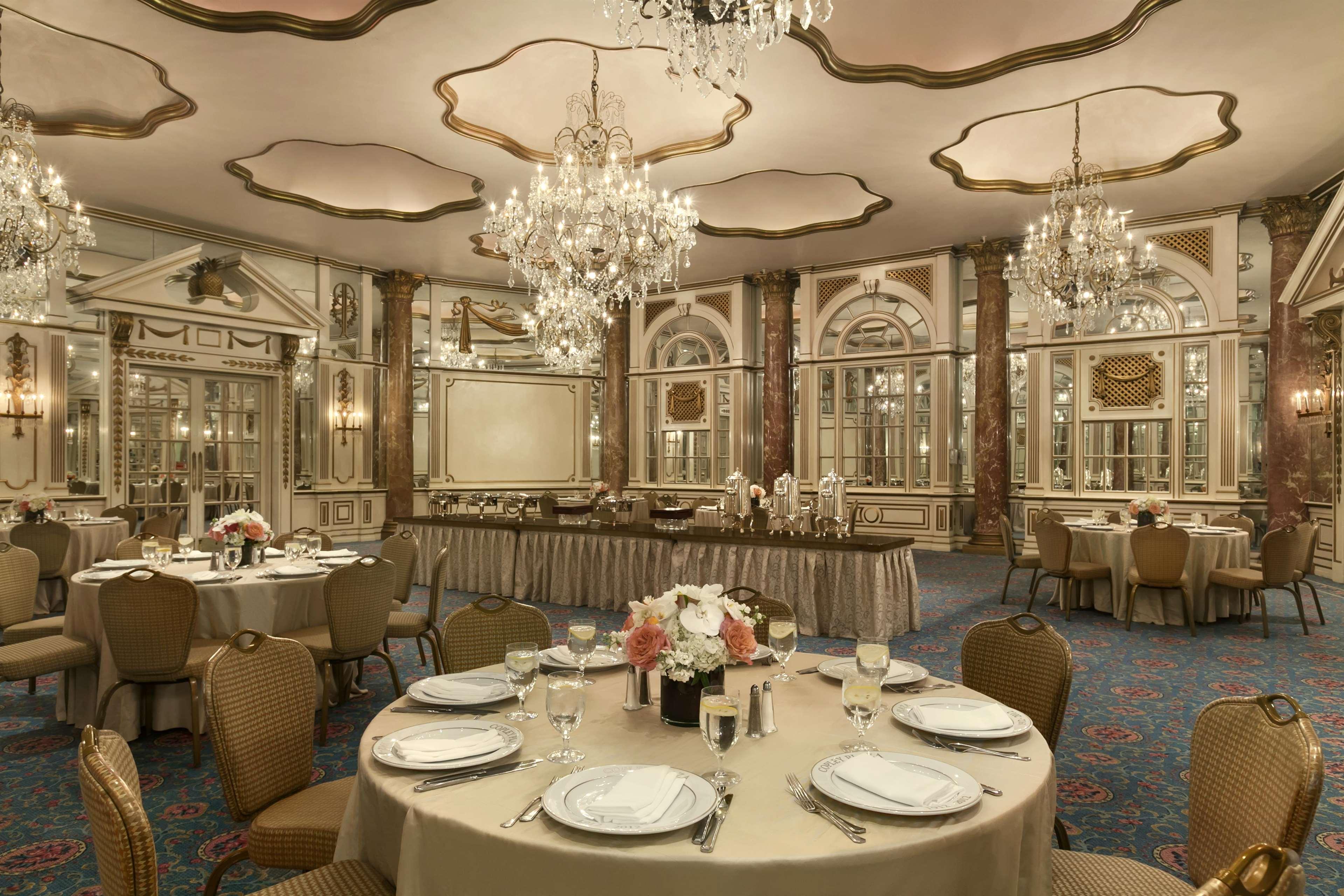 Fairmont Copley Plaza Hotel Boston Étterem fotó